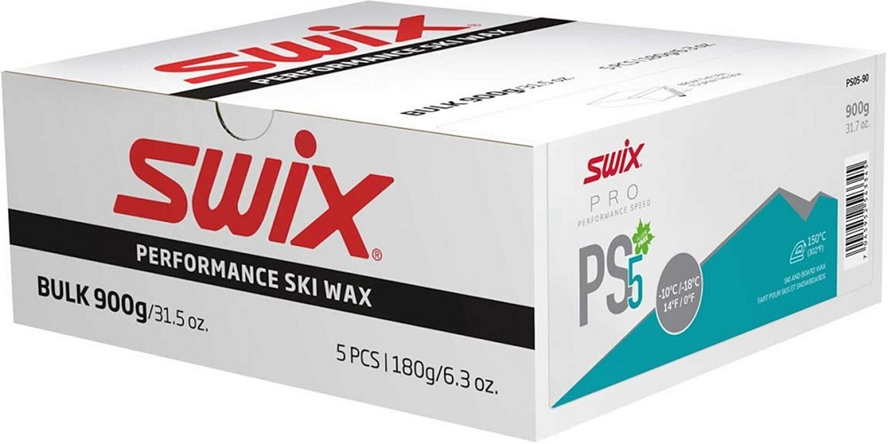 Мазь скольжения SWIX PS5 Turquoise, -10°C/-18°C